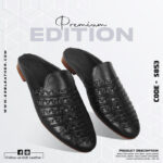 Braided Design Leather Half Shoes For Men SB-S853