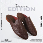 Braided Design Leather Half Shoes For Men SB-S854