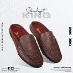 Laser Cut Design Leather Half Loafer For Men SB-S860