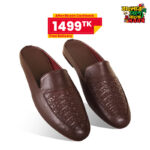 Braided Pattern Leather Half Shoes For Men SB-S862