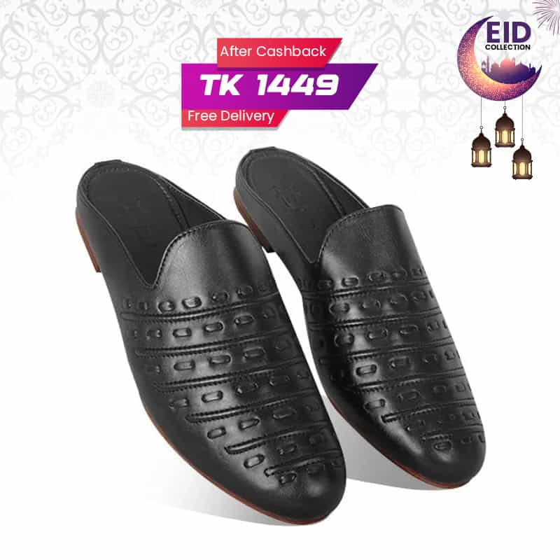 Braided Design Leather Half Shoes For Men SB-S888