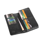 Woven Leather Long Wallet For Men SB-W229