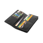 Woven Leather Long Wallet For Men SB-W229