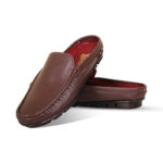 Classic Plain Leather Half Shoes For Men SB-S911