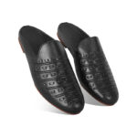 Braided Design Leather Half Shoes For Men SB-S888
