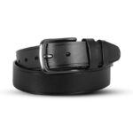 Classic Black One Part Leather Belt For Men-IB110