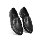 Classic Black Leather Slip-On Shoes For Men SB-S915