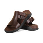 Leather Adjustable Strap Casual Sandal For Men SB-S885