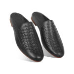 Braided Design Leather Half Shoes For Men SB-S889