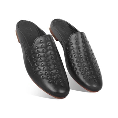 Braided Design Leather Half Shoes For Men SB-S889