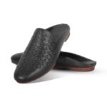 Braided Design Leather Half Shoes For Men SB-S889