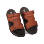 Nubuck Leather Adjustable Strap Casual Sandal For Men SB-S900
