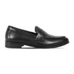 Classic Black Leather Slip-On Shoes For Men SB-S915