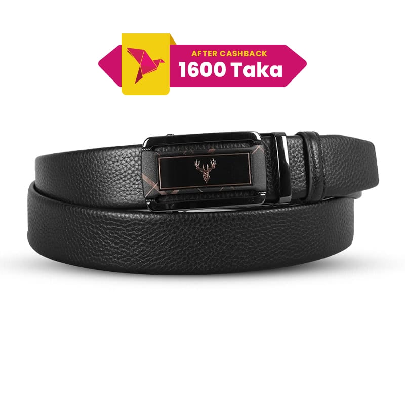 Stylish Buckle Leather Gear Belt For Men SB-IB066