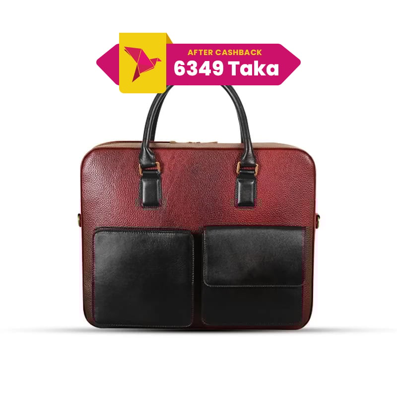 Oxblood Leather Executive Bag SB-LB502