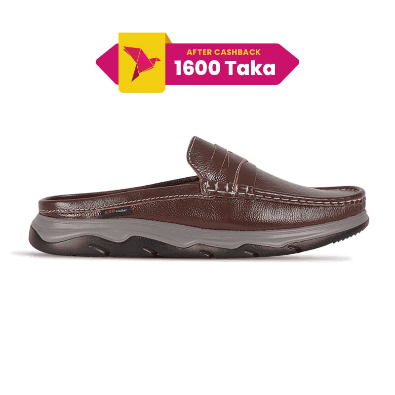 Genuine Leather Half Shoes For Men SB-S1024