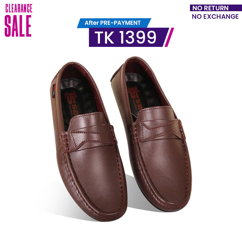 Elegance Medicated Leather Loafers SB-S496
