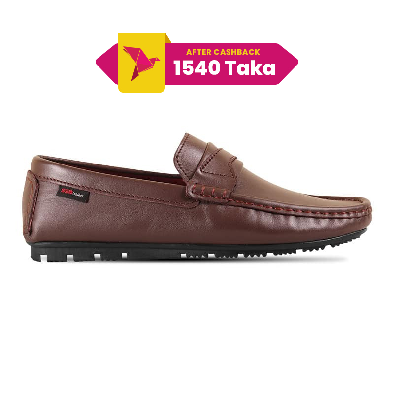 Elegance Medicated Leather Loafers SB-S496