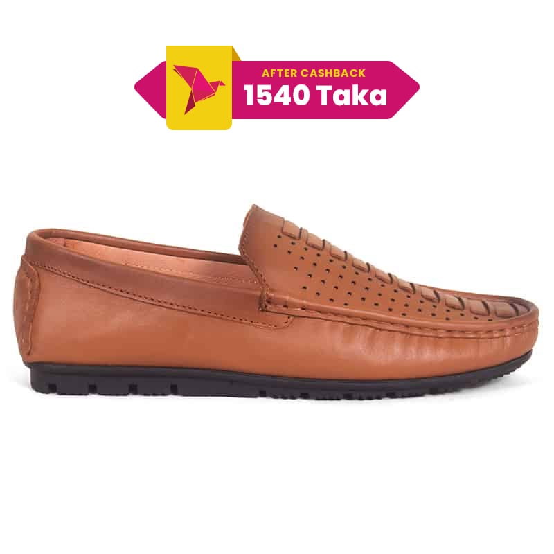 Elegance Medicated Leather Loafers SB-S513