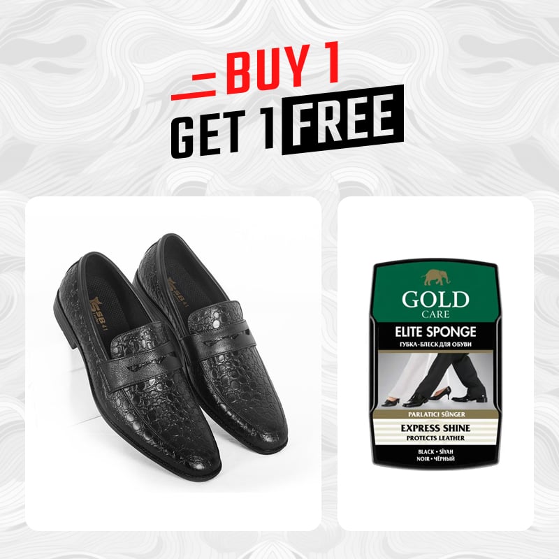 Leather Penny Formal Shoes For Men SB-S555