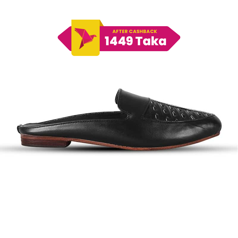 Braided Pattern Leather Half Shoes For Men SB-S861