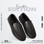 Laser Cut Design Leather Loafer For Men SB-S880