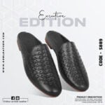 Braided Design Leather Half Shoes For Men SB-S889