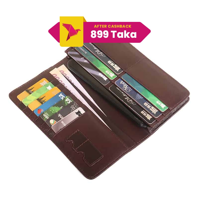 Leather Agun Long Wallet SB-W137