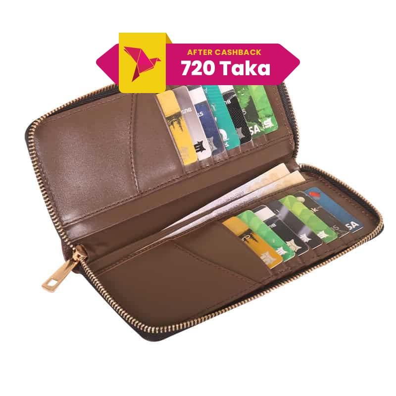 Leather Zipper Hand Purse Bag For Women’s SB-W220 | Executive