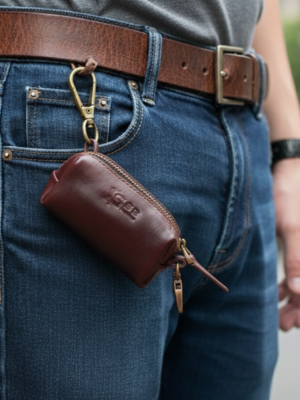 Leather Earbuds & Key Bag SB-EK04