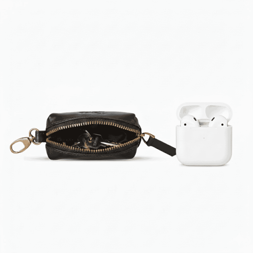 Leather Earbuds & Key Bag SB-EK03