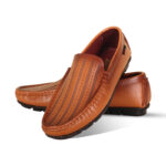 Laser Cut Design Leather Loafer For Men SB-S920