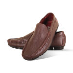Laser Cut Design Leather Loafer For Men SB-S924