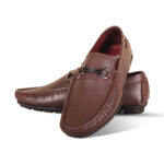 Laser Cut Design Leather Loafer For Men SB-S982