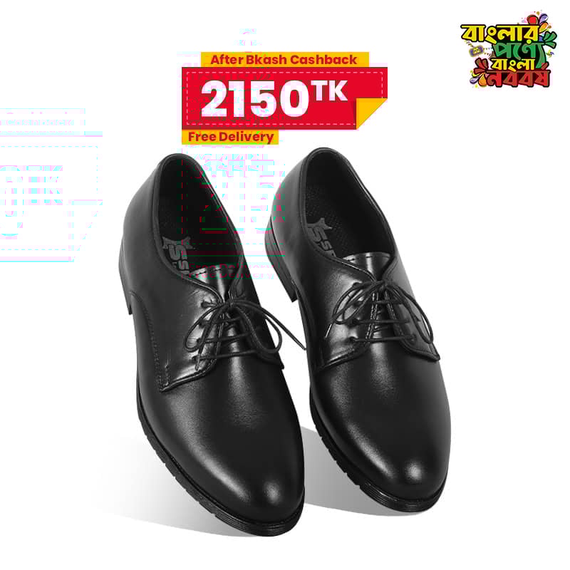 Classic Black Derby Formal Shoes For Men SB-S933