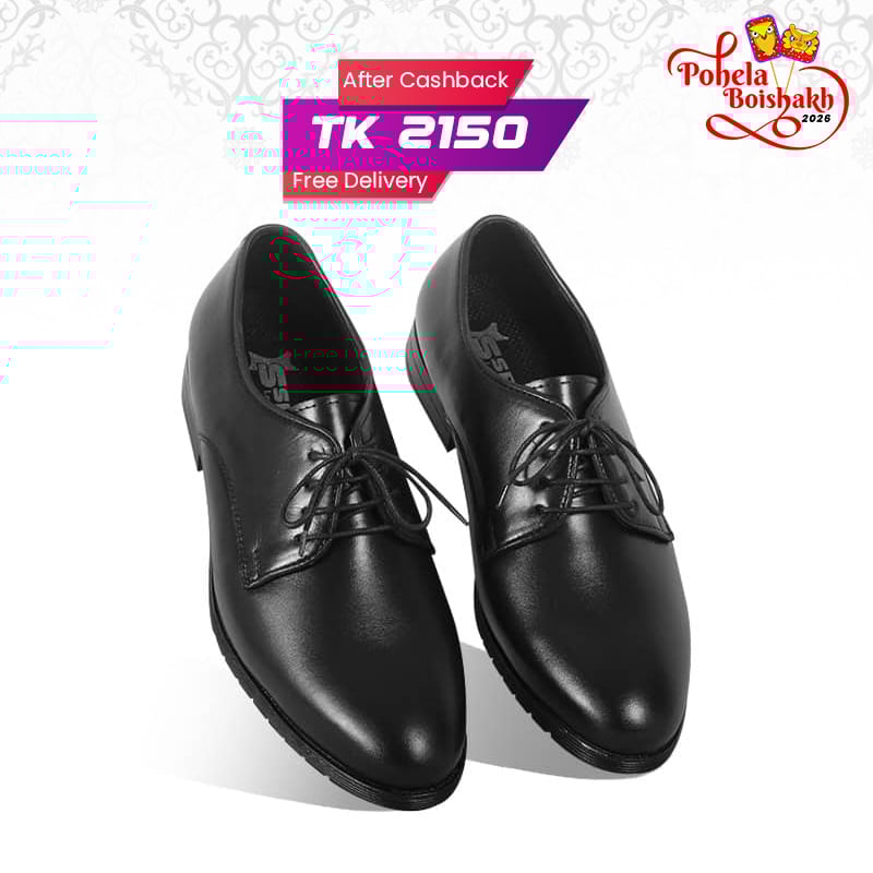 Classic Black Derby Formal Shoes For Men SB-S933