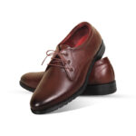 Classic Reddish-Brown Derby Formal Shoes For Men SB-S944