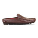 Laser Cut Design Leather Half Loafer For Men SB-S966
