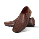 Laser Cut Design Leather Loafer For Men SB-S962