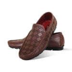 Laser Cut Design Leather Loafer For Men SB-S958