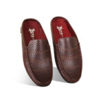 Laser Cut Design Leather Half Loafer For Men SB-S964