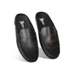 Laser Cut Design Leather Half Loafer For Men SB-S963