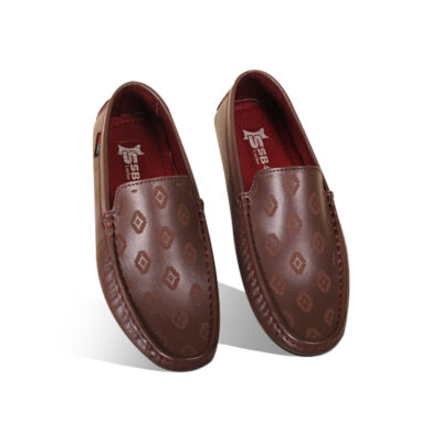 Laser Cut Design Leather Loafer For Men SB-S962