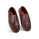 Laser Cut Design Leather Loafer For Men SB-S958