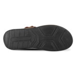 Dark Brown Adjustable Strap Casual Sandal For Men SB-S947