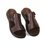 Dark Brown Adjustable Strap Casual Sandal For Men SB-S948