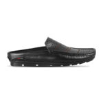 Laser Cut Design Leather Half Loafer For Men SB-S963