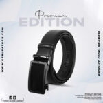 Stylish Magic Buckle Leather Gear Belt For Men SB-IB051