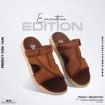 Nubuck Leather Adjustable Strap Casual Sandal For Men SB-S816