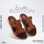 Nubuck Leather Adjustable Strap Casual Sandal For Men SB-S820